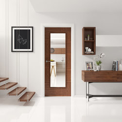 Ravenna Walnut Glazed Door - Internal Doors