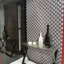 moderno elegance: checker mosaic (14"x14") - Tile