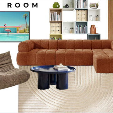 Moodboard Family Room – Westmount Montreal