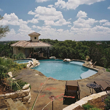 San Antonio Multi-Level Pool/Spa/Landscape