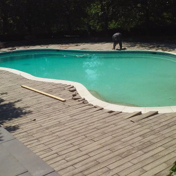 Pool paver Patio ,