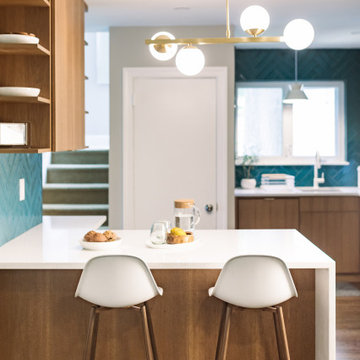 A Mid-Century Kitchen That Maximizes Every Inch