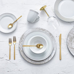 Lowry 16 Piece Dinnerware Set, Service for 4 - Dinnerware Sets