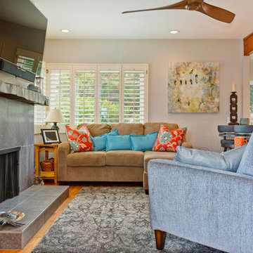 Family Room Fireplace - CairnsCraft Design & Remodel