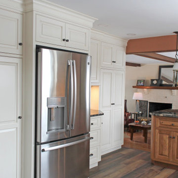 Two Toned Rustic Kitchen