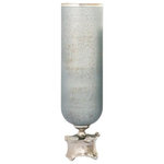 Elk Home - Elk Home H0807-8726 Oasis, 22.5" Large Vase - The Oasis Large Vase features a tapered cylinder oOasis 22.5 Inch Larg Frosted/Nickel *UL Approved: YES Energy Star Qualified: n/a ADA Certified: n/a  *Number of Lights:   *Bulb Included:No *Bulb Type:No *Finish Type:Frosted/Nickel