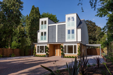 Trendy home design photo in Surrey