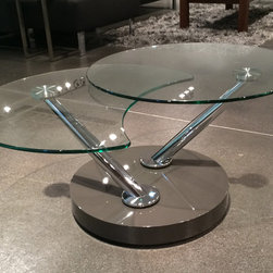 Marte Motion Coffee Table | Grey High Gloss - Coffee Tables