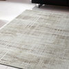 Dynamic Rugs Wingo Polyester Area Rug, Cream Taupe, 2'x8'