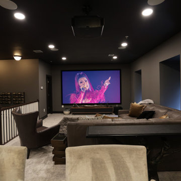 Adult Loft Contemporary Lounge Space