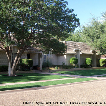 Global Syn-Turf Artificial Grass Installation In Lubbock, Texas