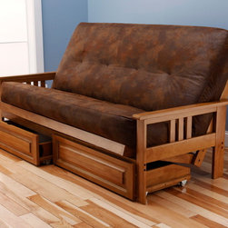 Monterey Butternut Futon | Palomino Tobacco Futon Mattress - Products