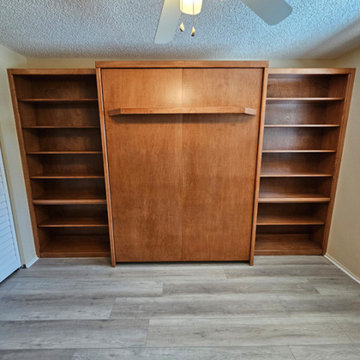Siena Built-In Murphy Wall Bed with 7" Shelf Leg