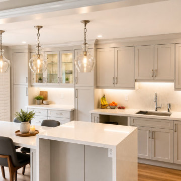 Maple, ON, Main Floor Remodeling with load bearing wall removals