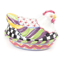 Nesting Chicken Dish | MacKenzie-Childs - Specialty Cookware