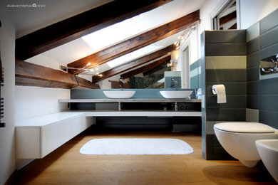 Esempio di una stanza da bagno design