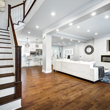 Living Room & Staircase | Major Home Remodel | Calabasas