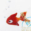 GlassOfVenice Murano Glass Aquarium Bag with Tropical Fish