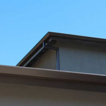 Fascia Wrap, Seamless Angle Faced Gutters,Box Downspouts,Los Angeles