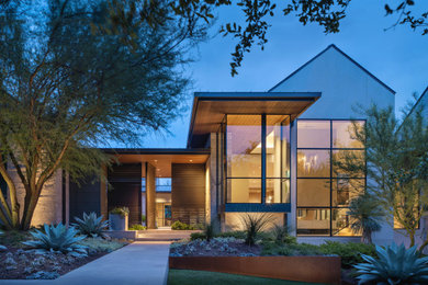 Minimalist two-story exterior home photo in Austin
