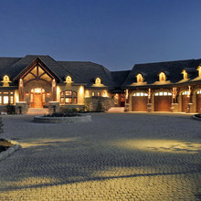 angled garage