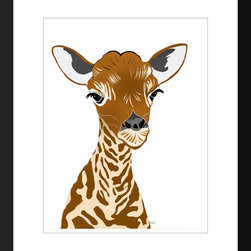Fine Art Prints-Giraffe Baby 2 - Products