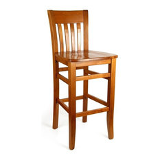 Beechwood Mountain LLC - Jacob Bar Stool, Cherry - Bar Stools and Counter Stools