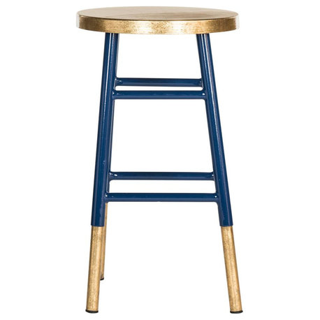 Emery Dipped Gold Leaf Counter Stool, Fox3231A