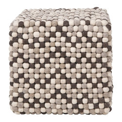 Surya Pouf Ottoman - Floor Pillows And Poufs