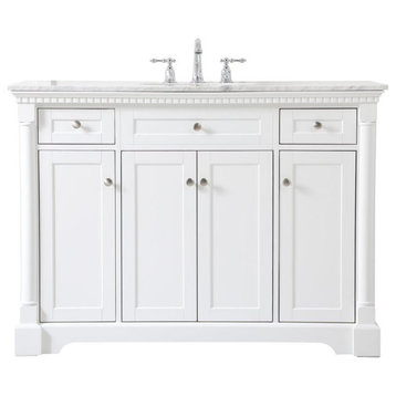 Elegant Decor Clarence Bathroom Vanity White