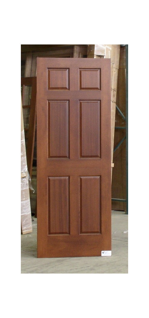 Using Stained Doors For Bedroom But Leaving White Doors For Closets