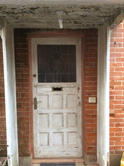 1930 S Front Door Colour Of What Colour To Paint The Door I Have Included A Photo Window Taken From Hall Looking Out So Colours Stand More
