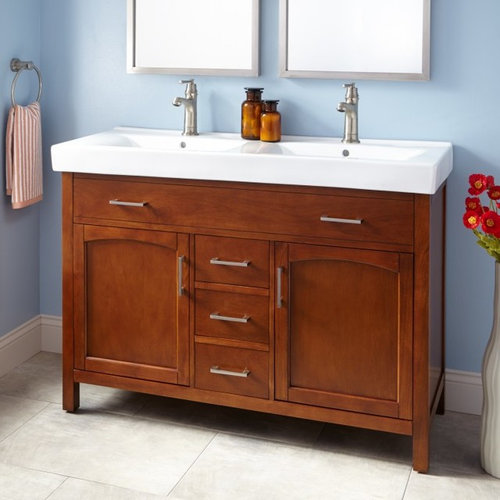 Double Sink Vanity, 45 Inch Bathroom Vanity Countertop