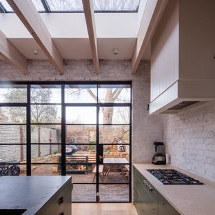 75 Beautiful Scandinavian Kitchen With Limestone Countertops