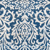 Taryn Traditional Oriental Dark Blue Rectangle Area Rug, 7.6'x10'