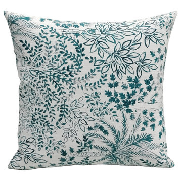 Kimberly Ann Indoor/Outdoor Throw Pillow, Set of 2, Tropical Jade, 20" X 20"