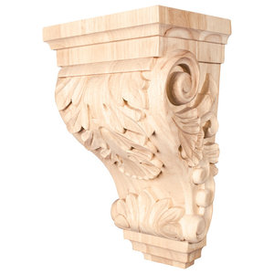 Small Farmingdale Acanthus Corbel 3 1 2 W X 2 7 8 D X 7 3 4 H Traditional Corbels By Ekena Millwork