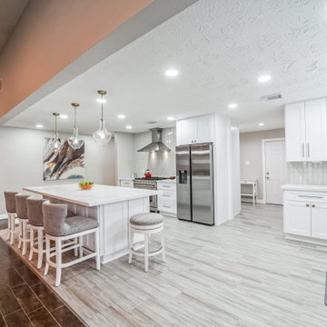 A Kitchen Transformation: Turning Two Rooms Into One (Side View)
