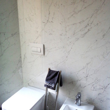 Casa V+3 in bianco e legno | 120 MQ