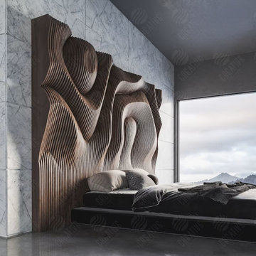 3D wooden wall panels by Zorka Furniture
