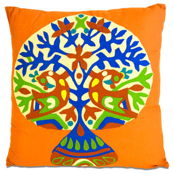 Patchwork Tree Pillow