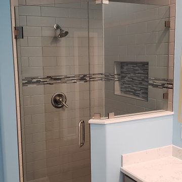 Tulsa upscale master bathroom remodel