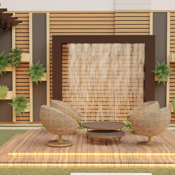 contemporary Garden design at Woodford Green