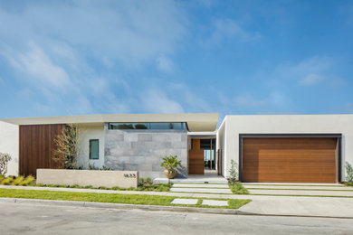 Contemporary exterior in Orange County.
