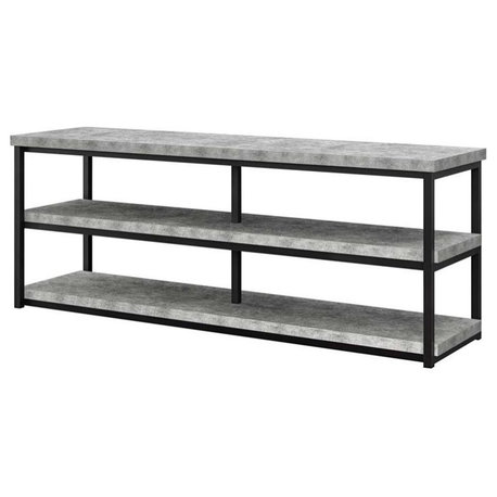 Ameriwood Home Ashlar TV Stand in Concrete Gray