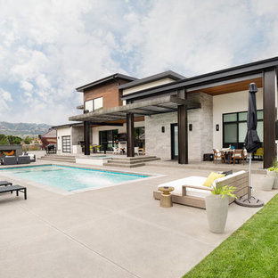 Moderner Pool in Salt Lake City