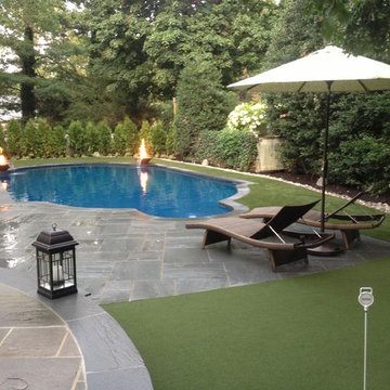 Summit NJ Custom Pool, Spa, Patio, & Putting Green