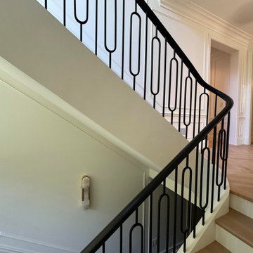 Project #134 | Straight Staircase with Elliptical Stringer