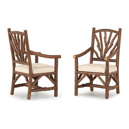 Rustic Arm Chair #1402 by La Lune Collection - Dining Chairs