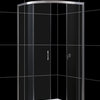 DreamLine Solo Frameless Sliding Shower Enclosure and SlimLine 33" by